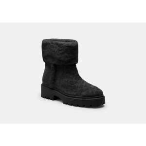 Chunky Sherpa Bootie In Signature Suede